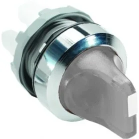 Переключатель M3SS1-21C (3-х позиционный, прозрачный, короткая ручка, с подсветкой, с фиксацией, корпус)